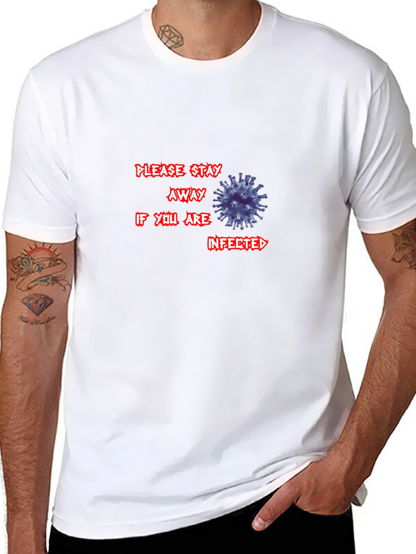 Stay Away T-Shirt - COVID Design