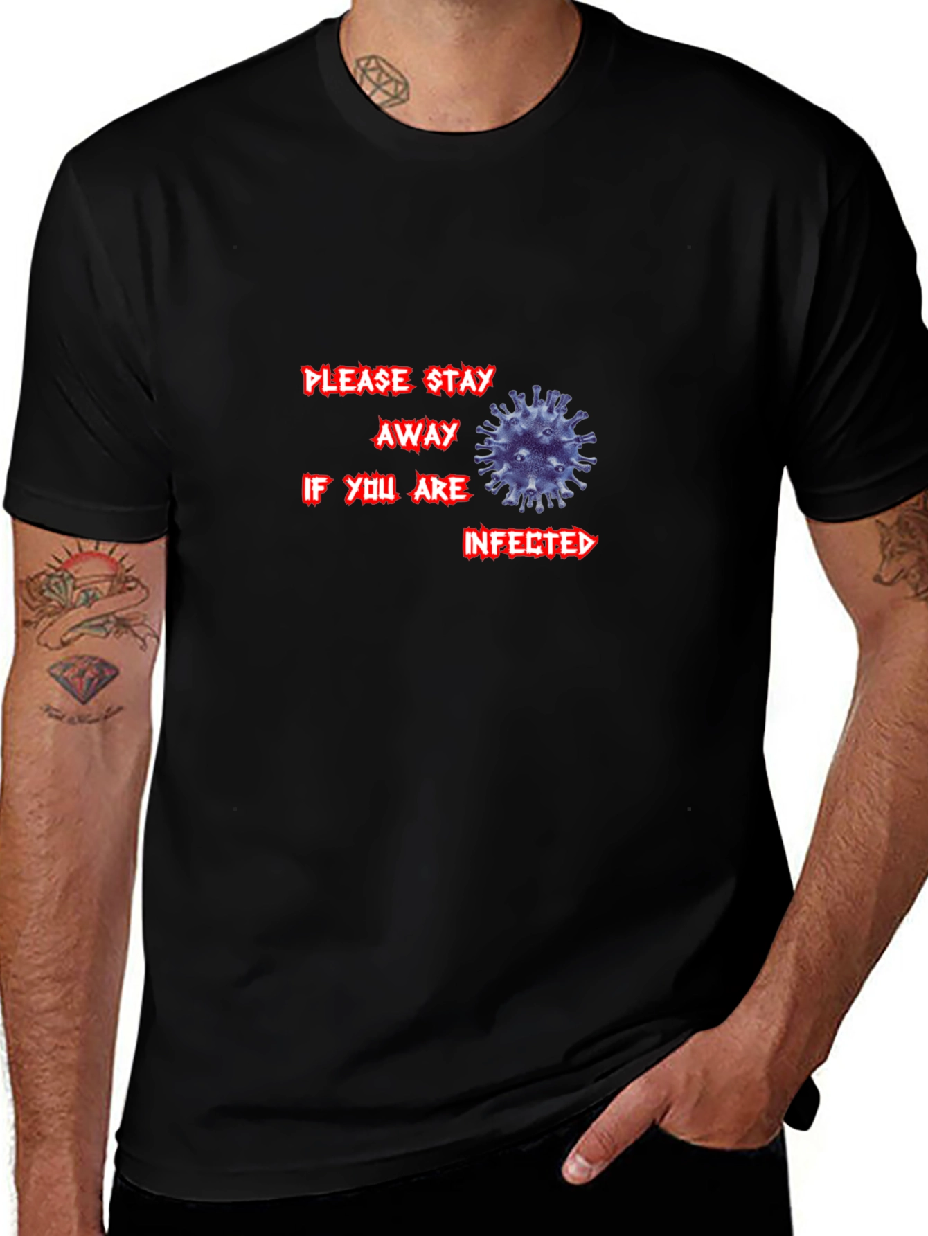 Stay Away T-Shirt - COVID Design