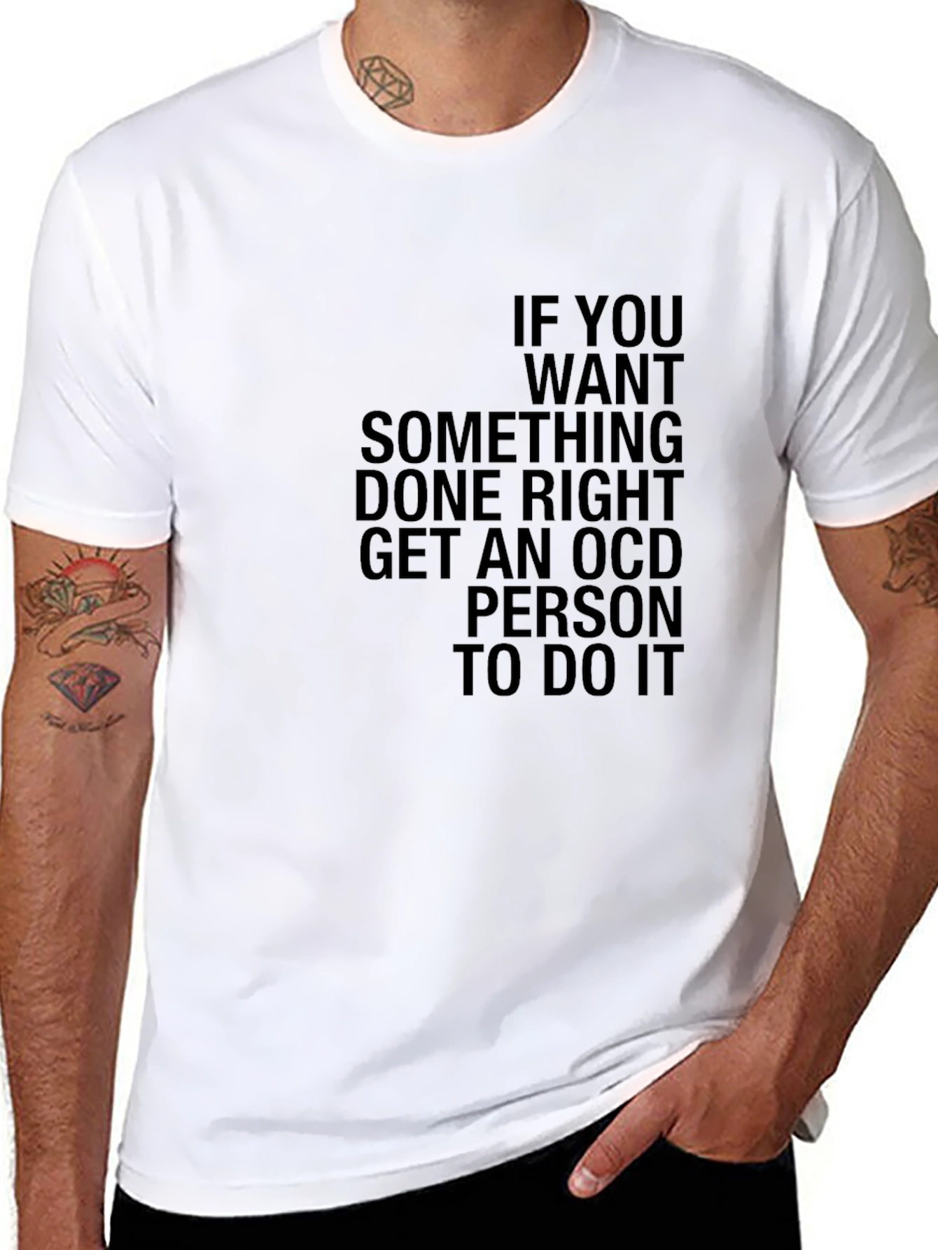 Funny OCD T-Shirt - Get It Done Right