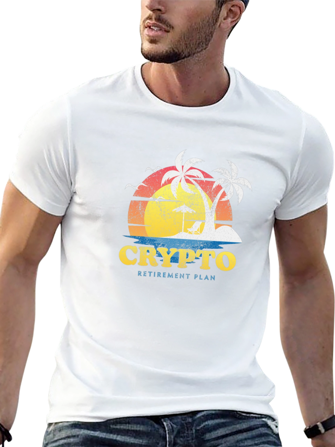 Crypto Retirement Plan Graphic T-Shirt