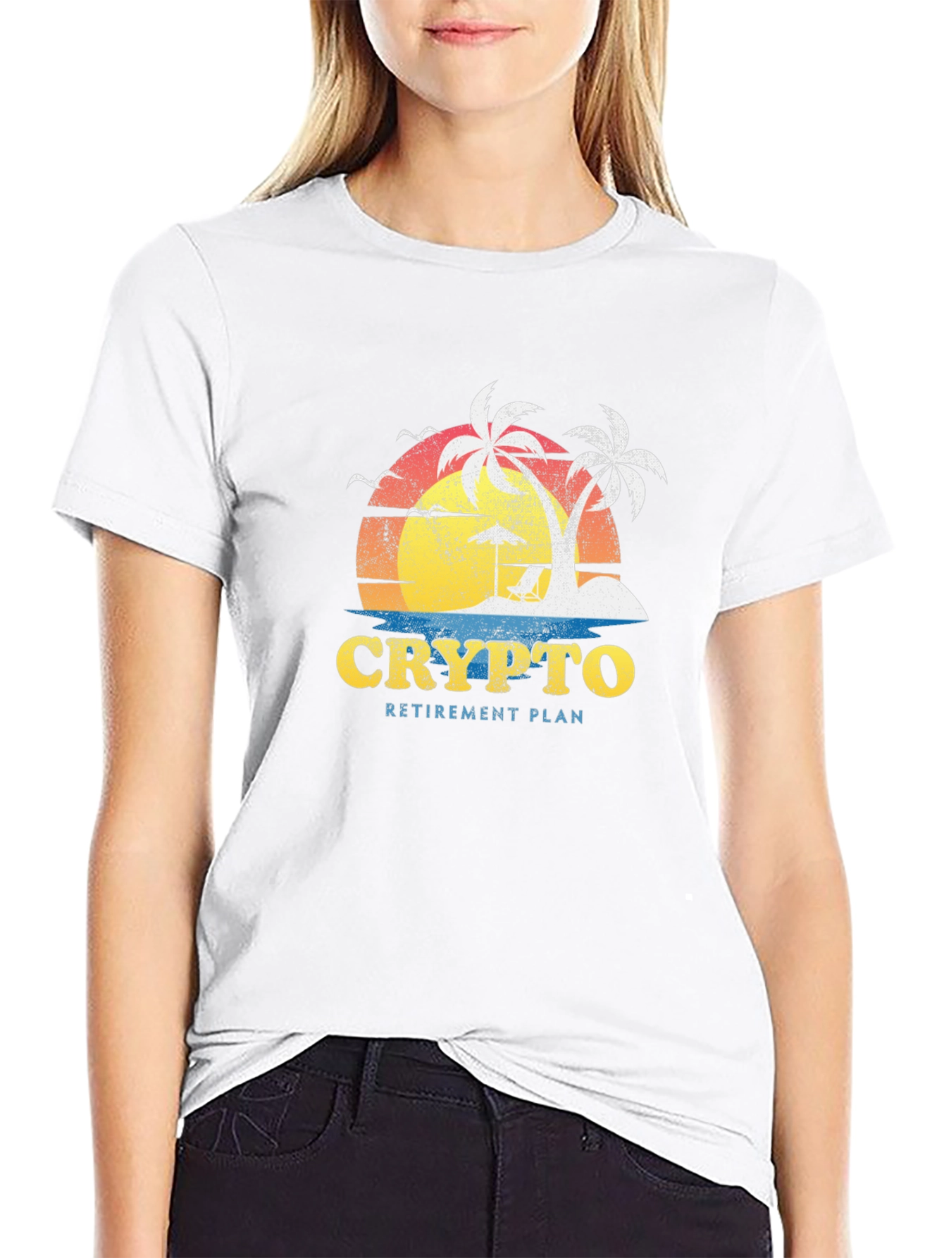 Crypto Retirement Plan Graphic T-Shirt