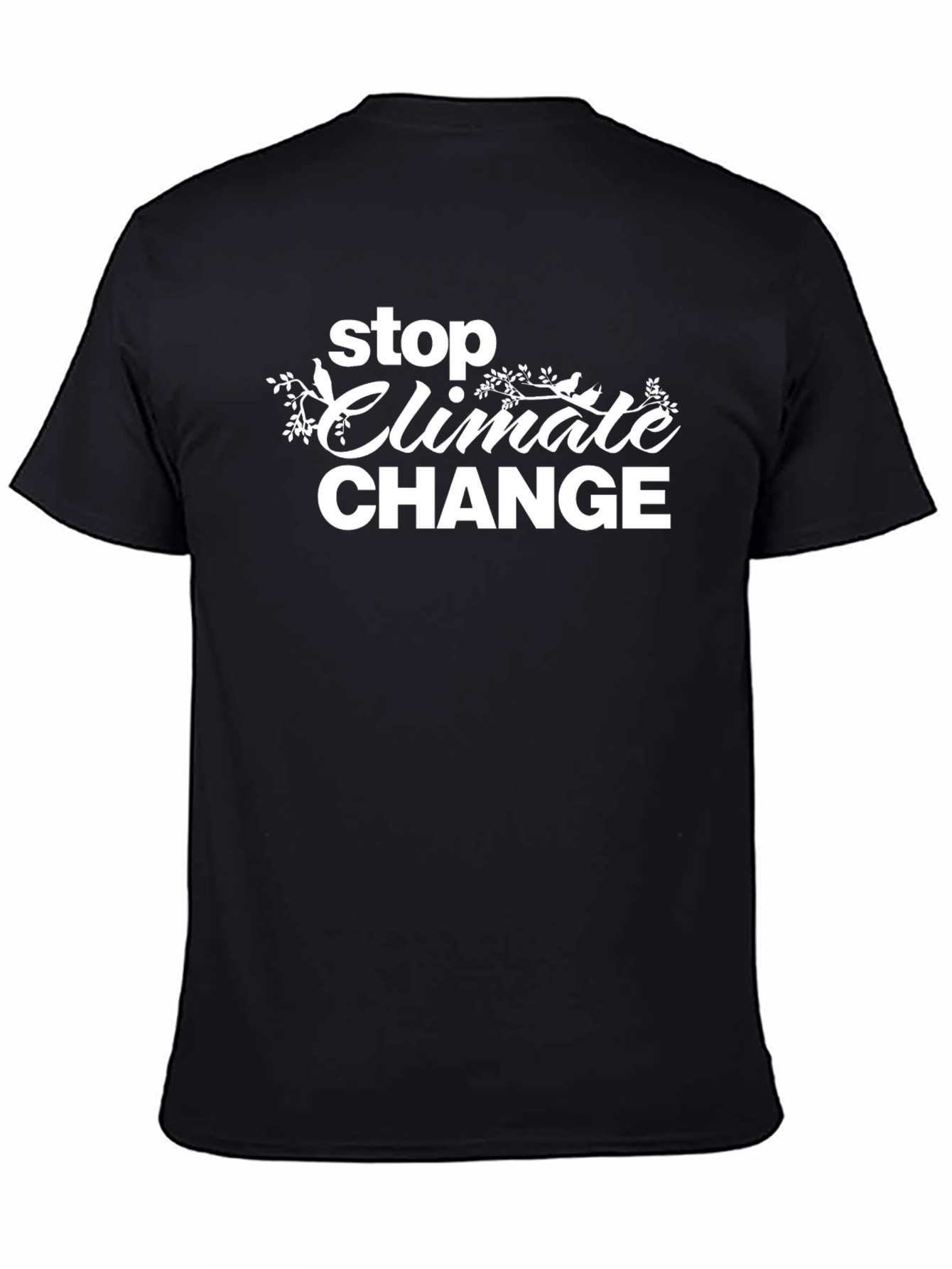 Stop Climate Change Graphic Tee - Eco-Friendly Statement