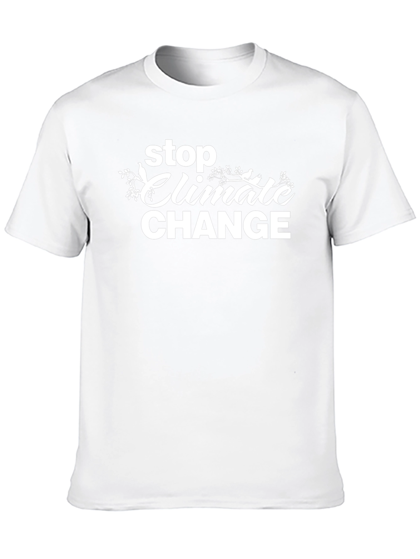 Stop Climate Change Graphic Tee - Eco-Friendly Statement