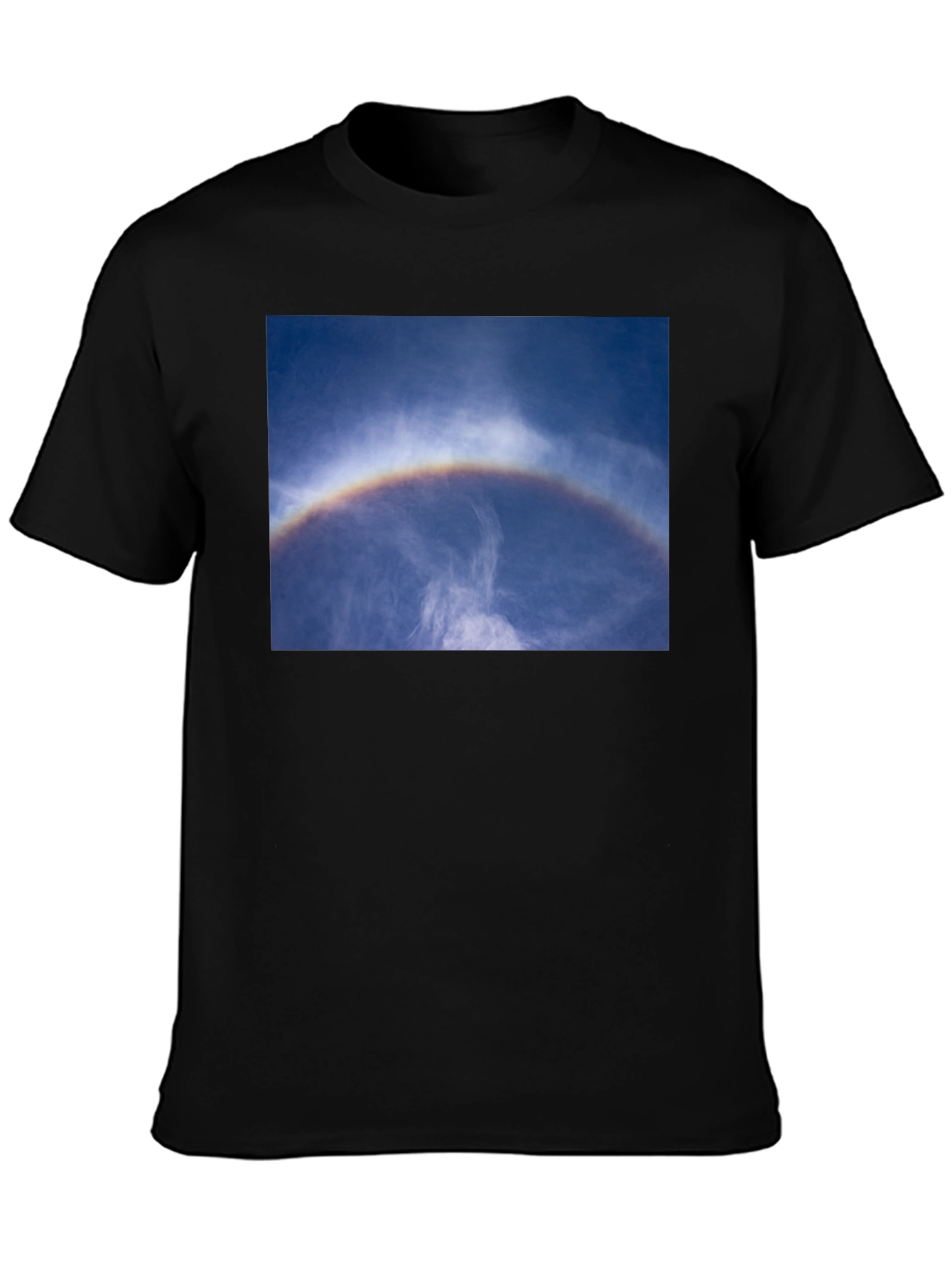 Halo Sky Graphic Black T-Shirt