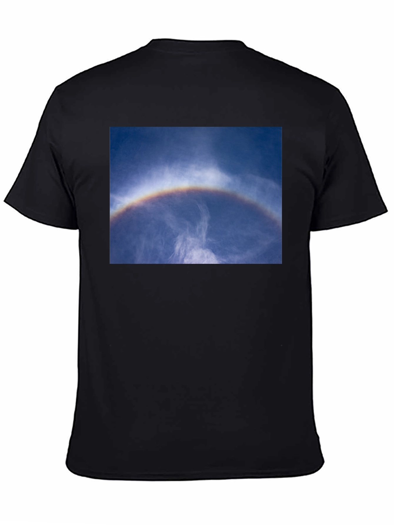 Halo Sky Graphic Black T-Shirt