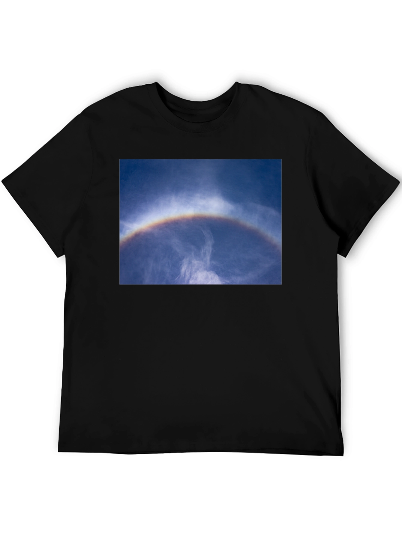 Halo Sky Graphic Black T-Shirt