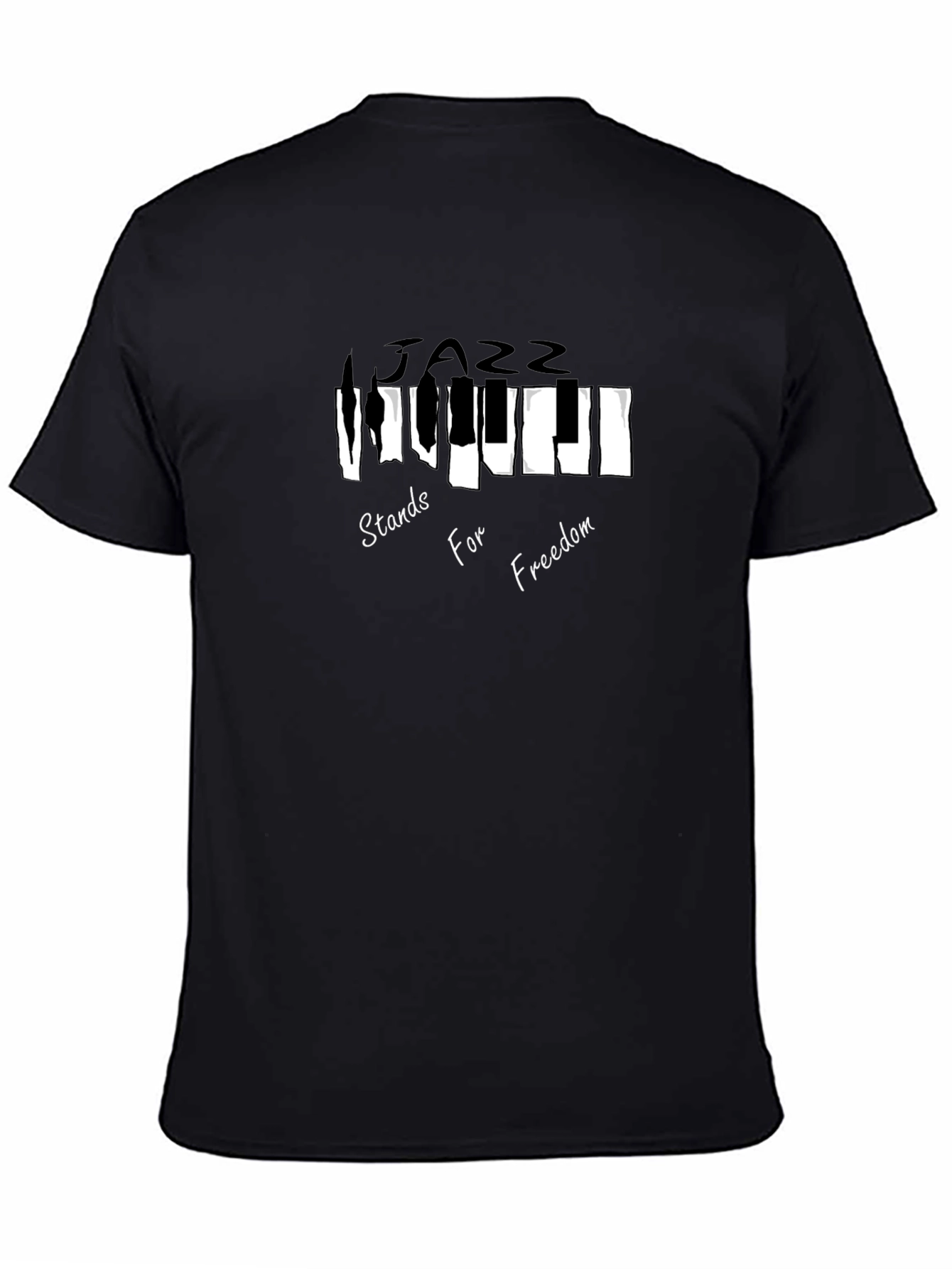 Jazz Freedom Tee - Musical Piano T-Shirt