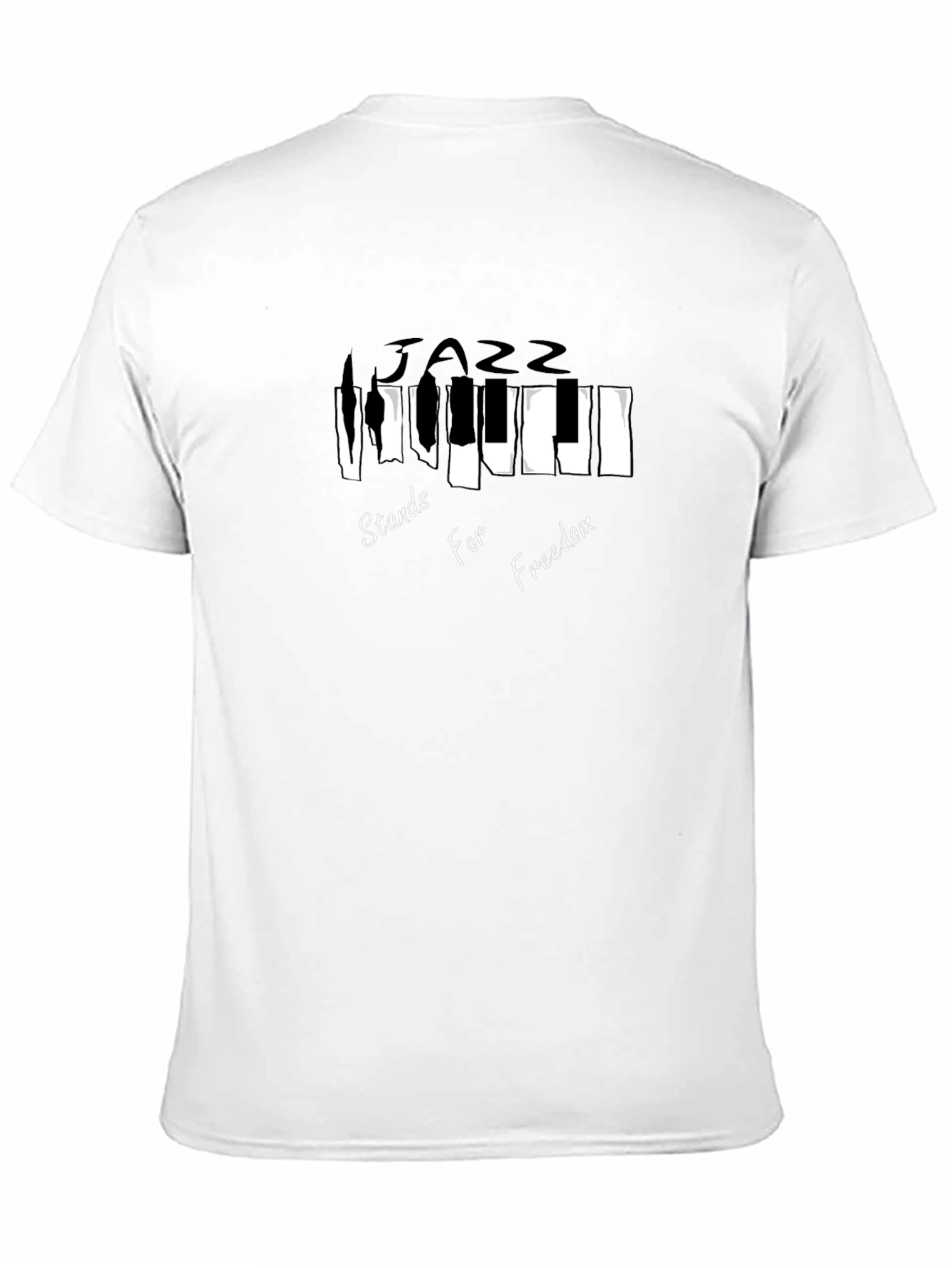 Jazz Freedom Tee - Musical Piano T-Shirt