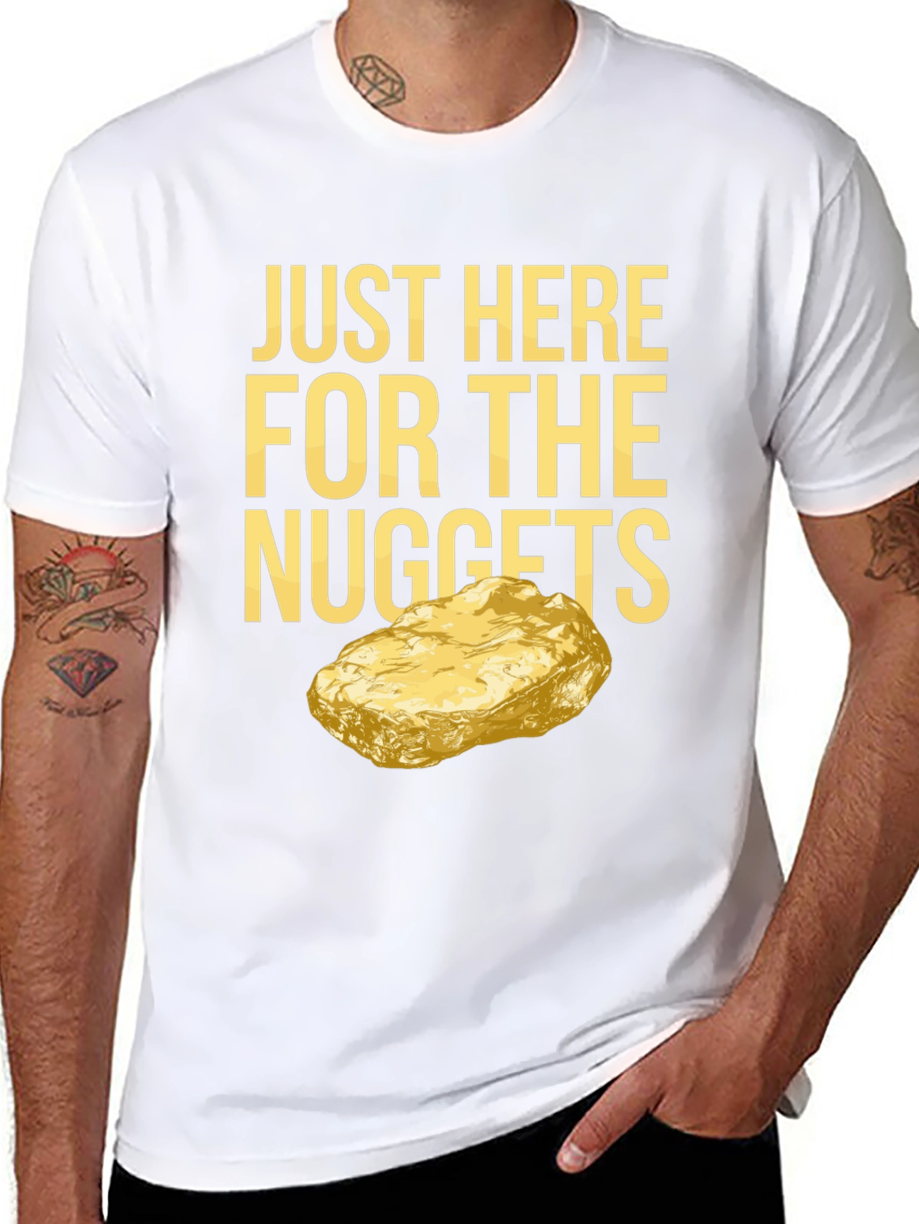 Just Here For The Nuggets T-Shirt
