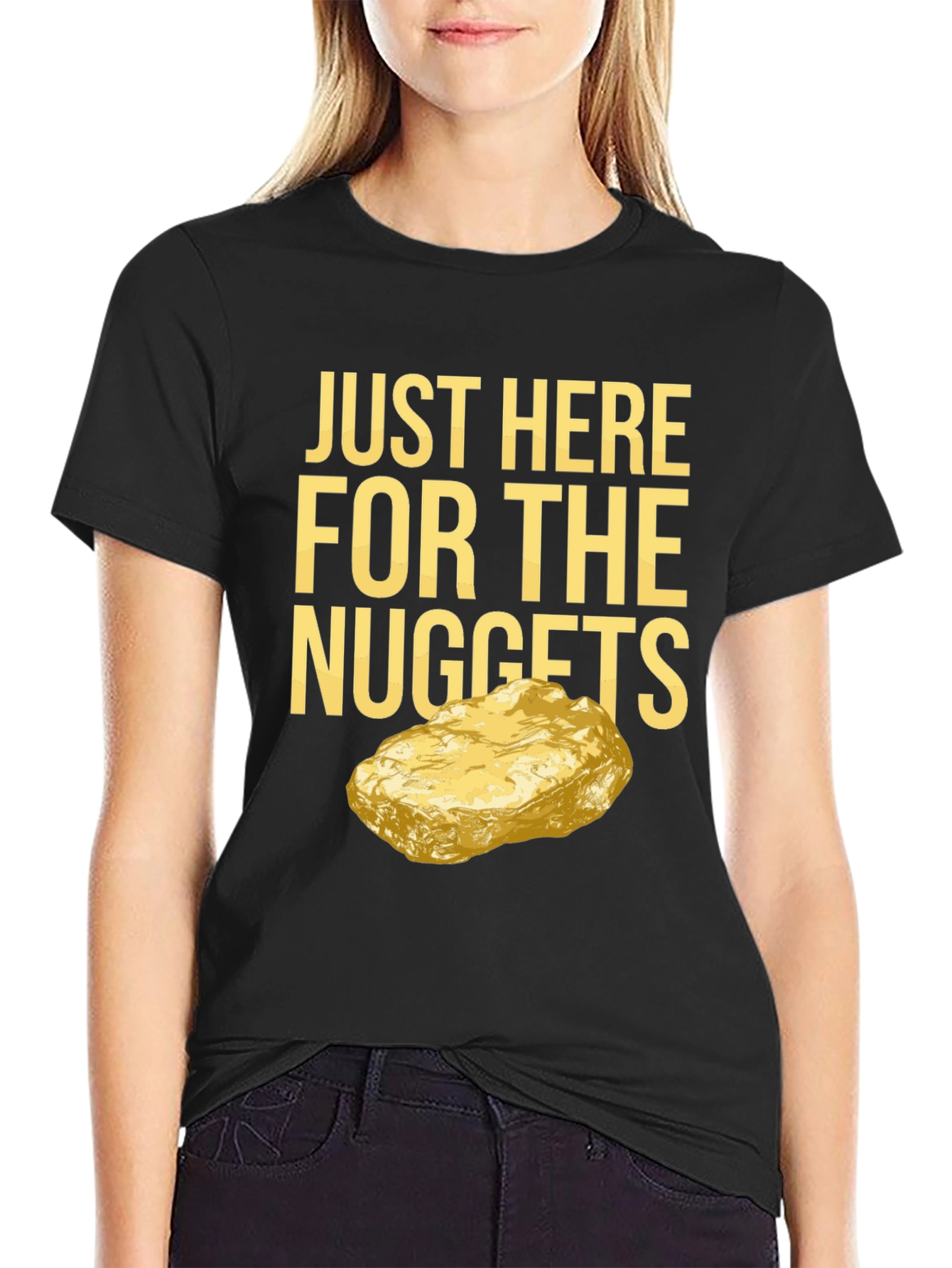 Just Here For The Nuggets T-Shirt