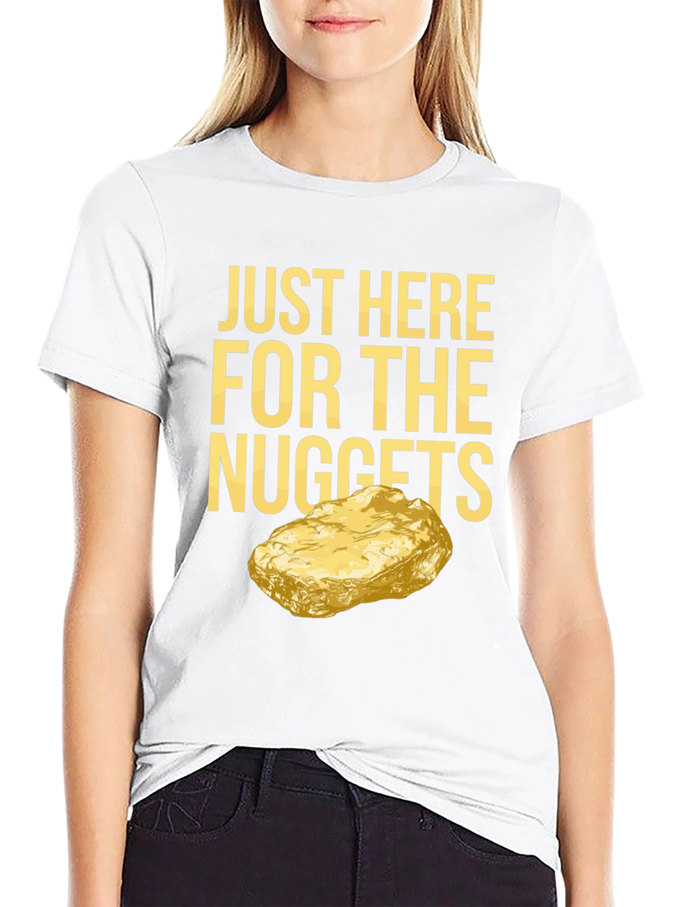 Just Here For The Nuggets T-Shirt