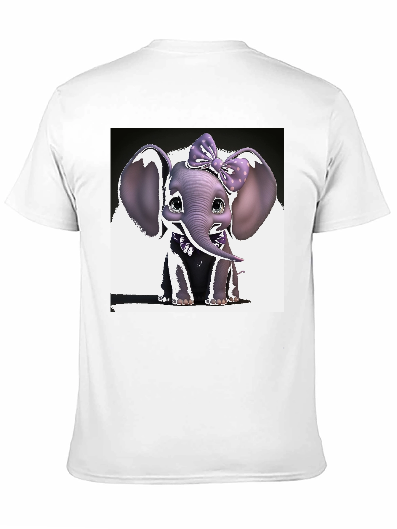 Cute Elephant Bow T-Shirt