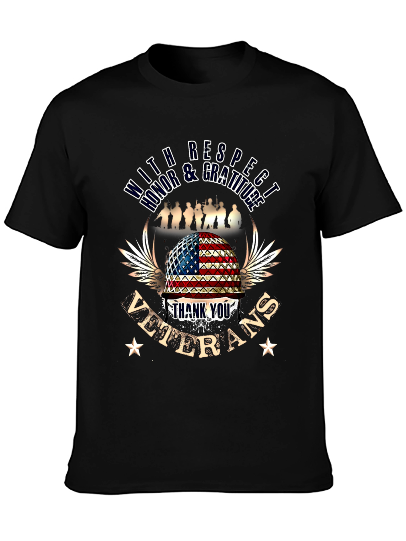 Respect & Gratitude Veterans T-Shirt
