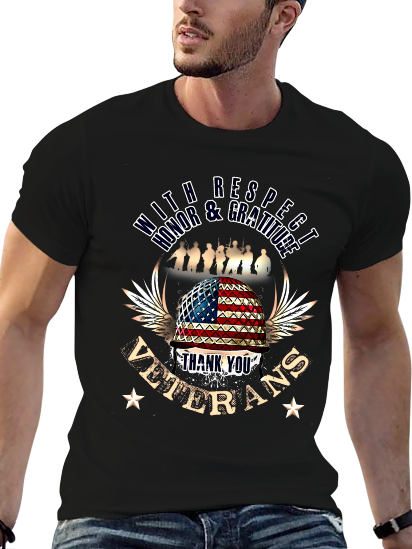 Respect & Gratitude Veterans T-Shirt
