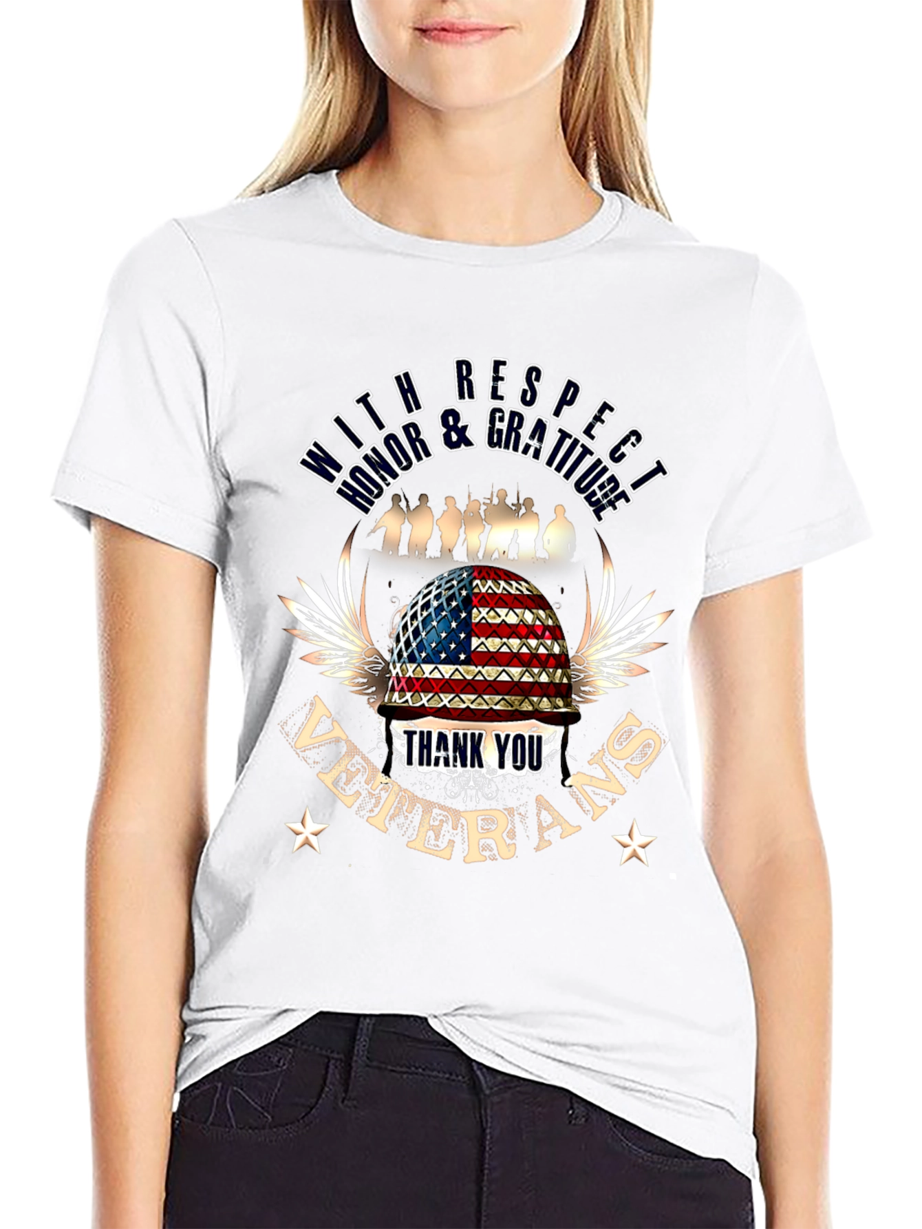 Respect & Gratitude Veterans T-Shirt