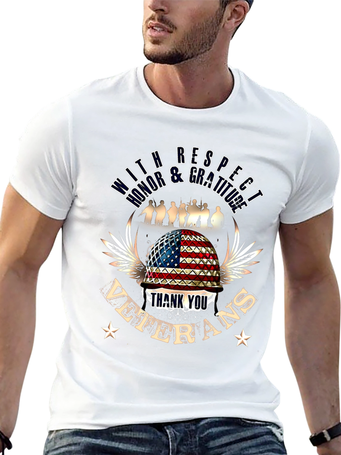 Respect & Gratitude Veterans T-Shirt