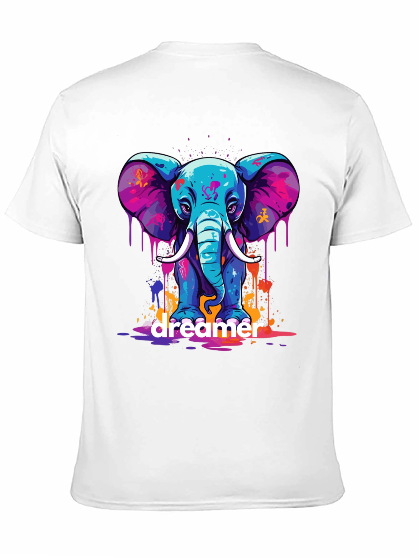 Dreamer Elephant Graphic Tee - Bold Style!
