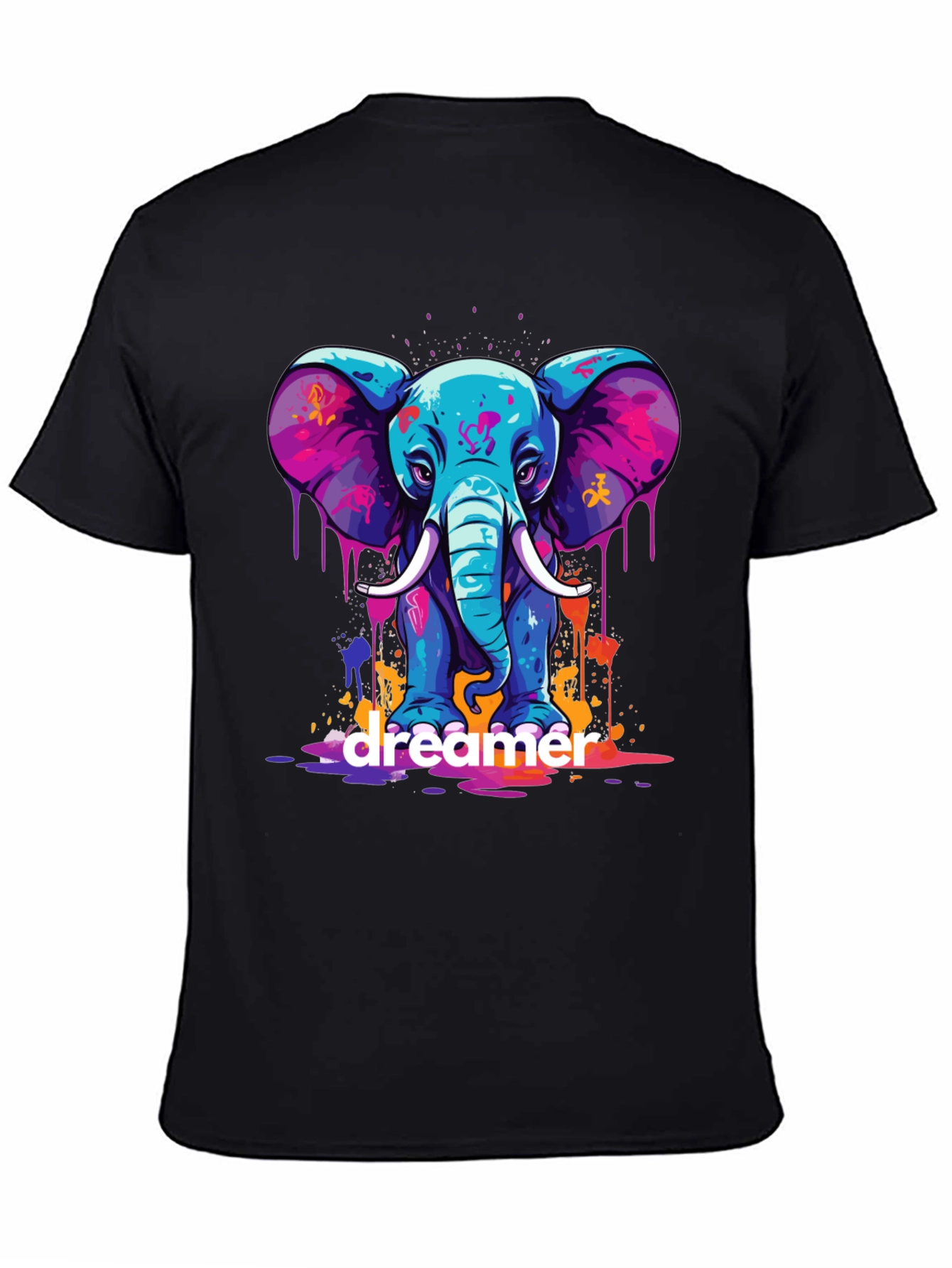 Dreamer Elephant Graphic Tee - Bold Style!