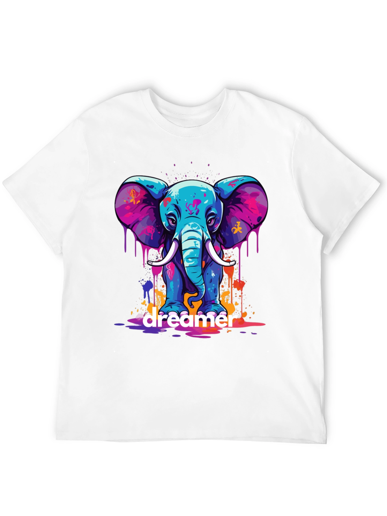 Dreamer Elephant Graphic Tee - Bold Style!