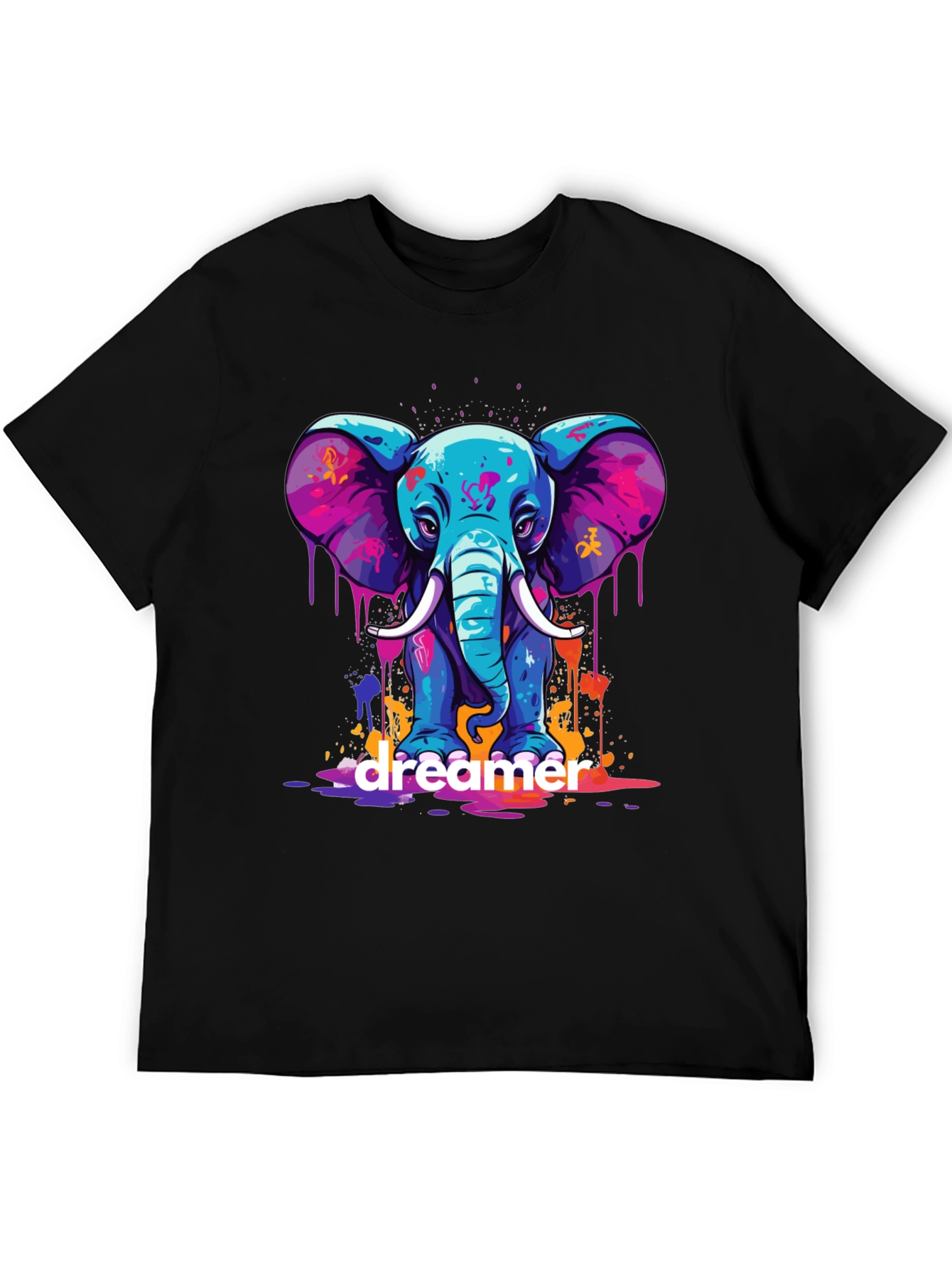 Dreamer Elephant Graphic Tee - Bold Style!
