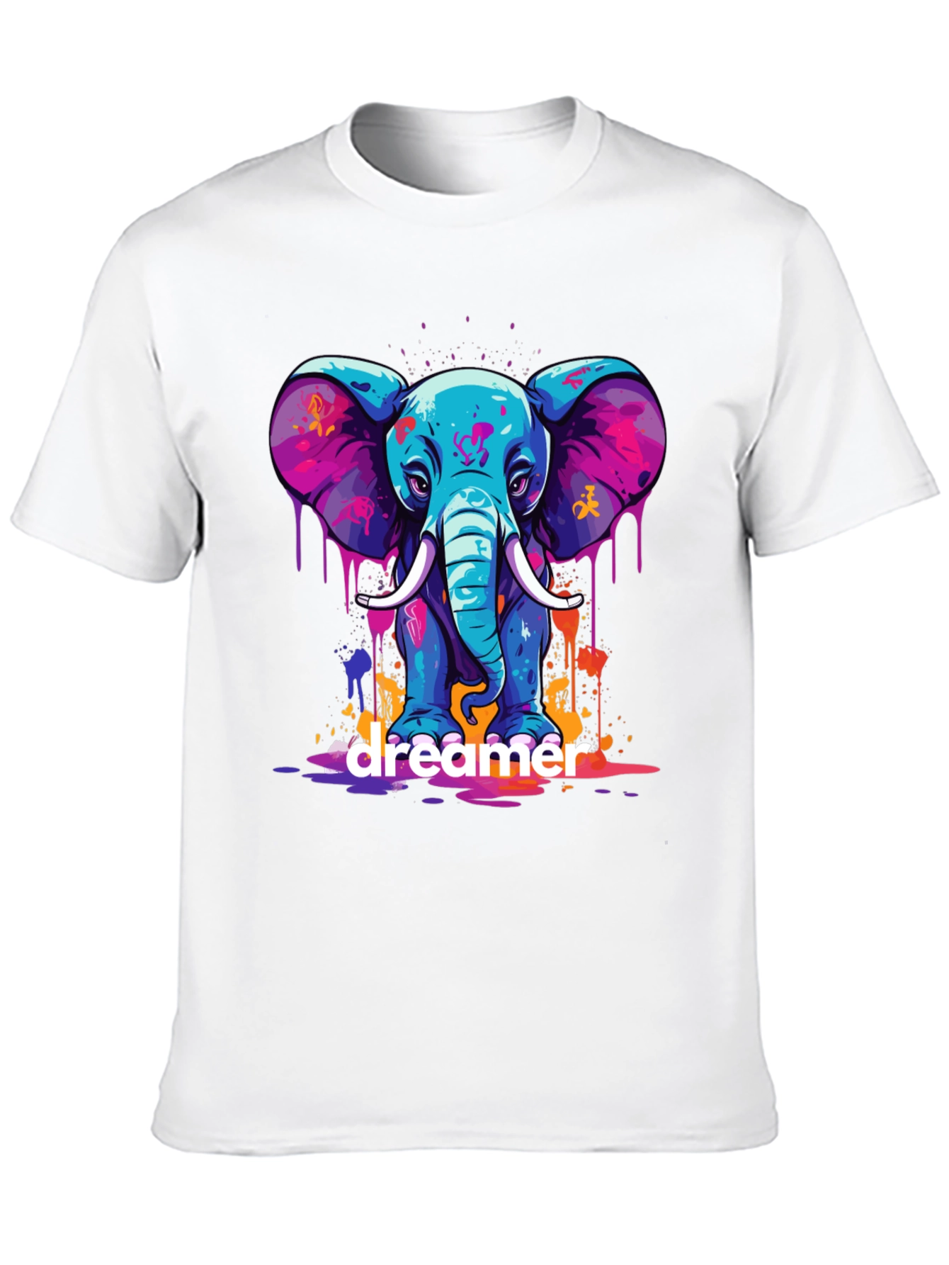 Dreamer Elephant Graphic Tee - Bold Style!