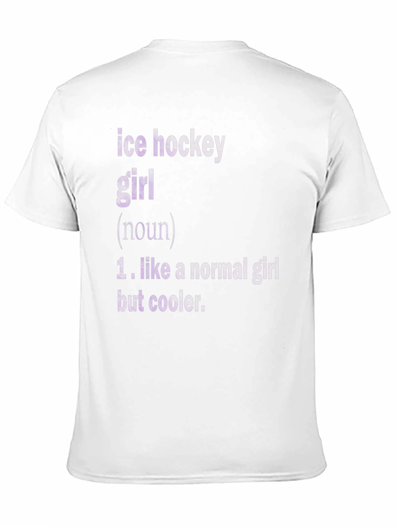 Ice Hockey Girl T-Shirt - Cool Definition Tee