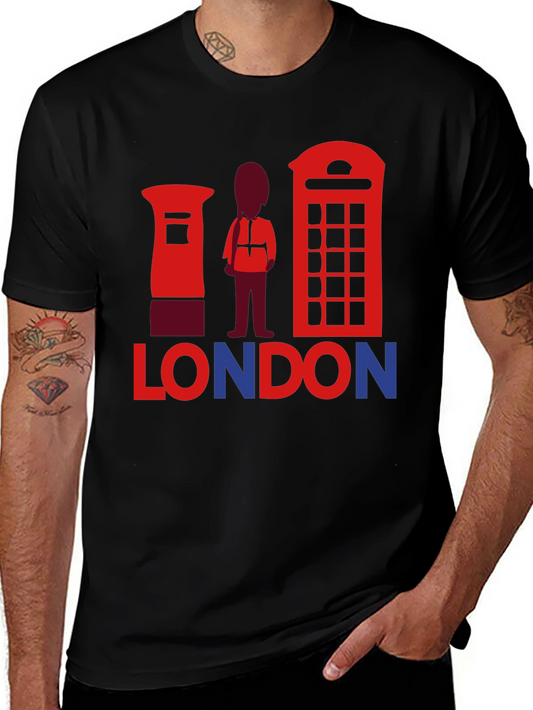 London Graphic T-Shirt | Black Tee