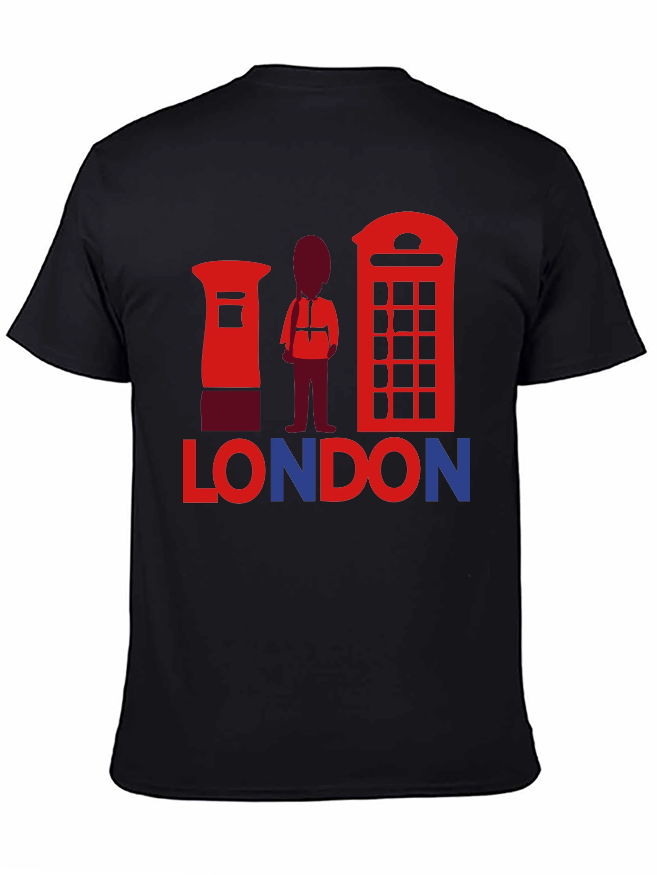 London Graphic T-Shirt | Black Tee