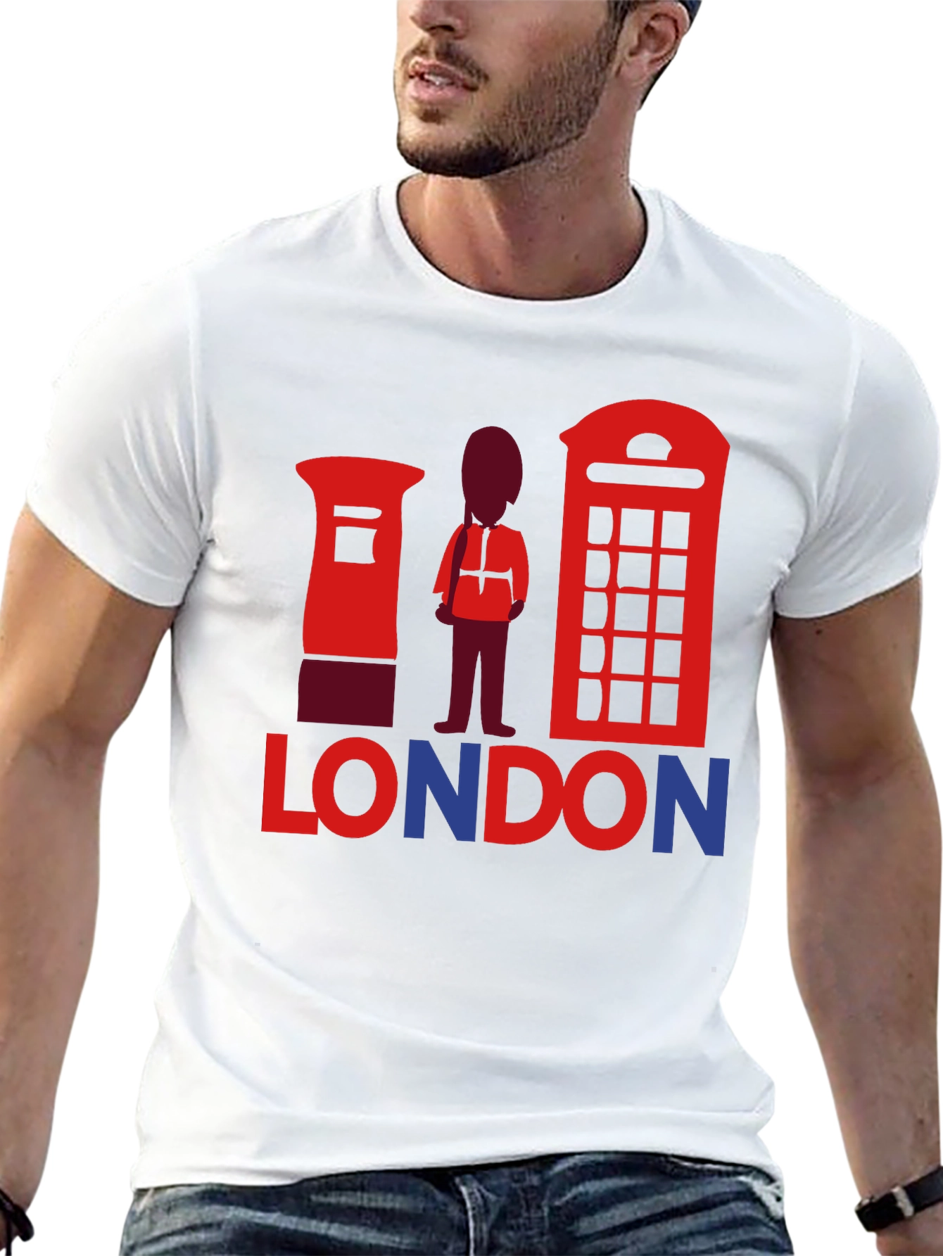 London Graphic T-Shirt | Black Tee