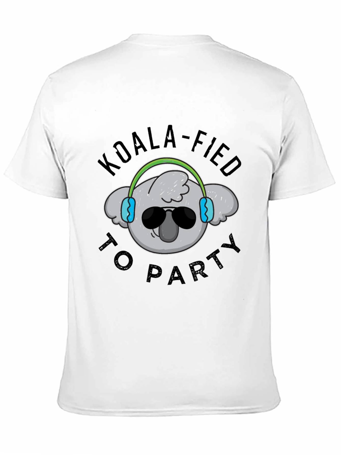 Koala-fied to Party Black T-Shirt