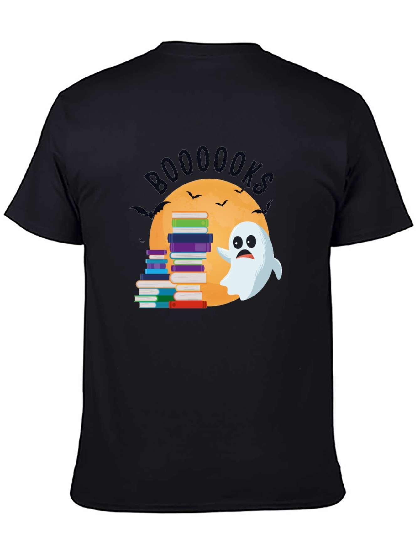 Booooks Ghost T-Shirt - Spooky Reader Tee