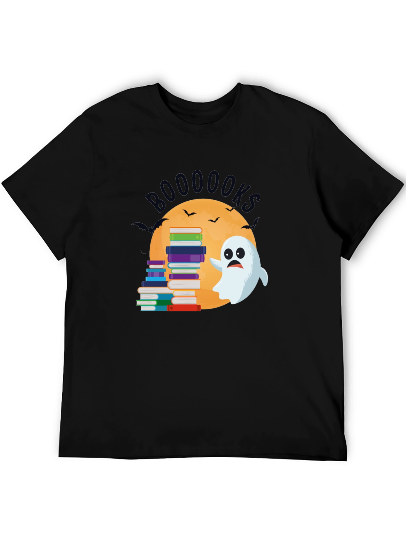 Booooks Ghost T-Shirt - Spooky Reader Tee
