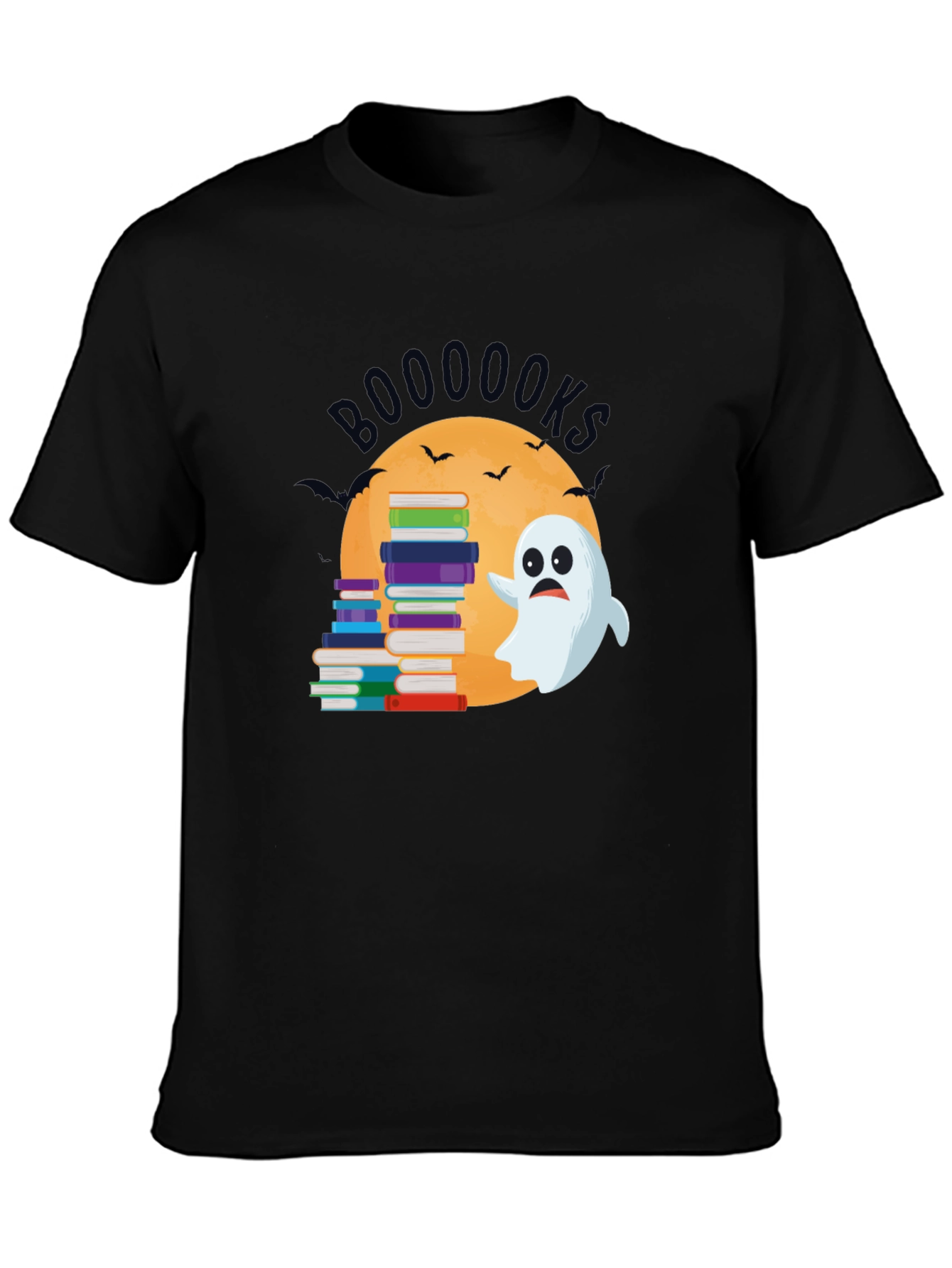 Booooks Ghost T-Shirt - Spooky Reader Tee