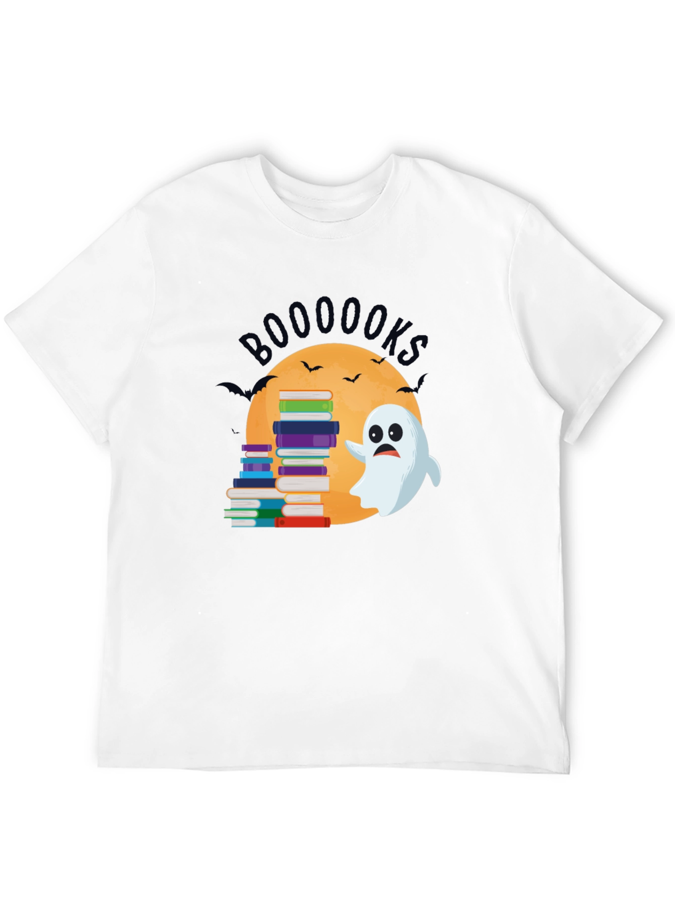 Booooks Ghost T-Shirt - Spooky Reader Tee