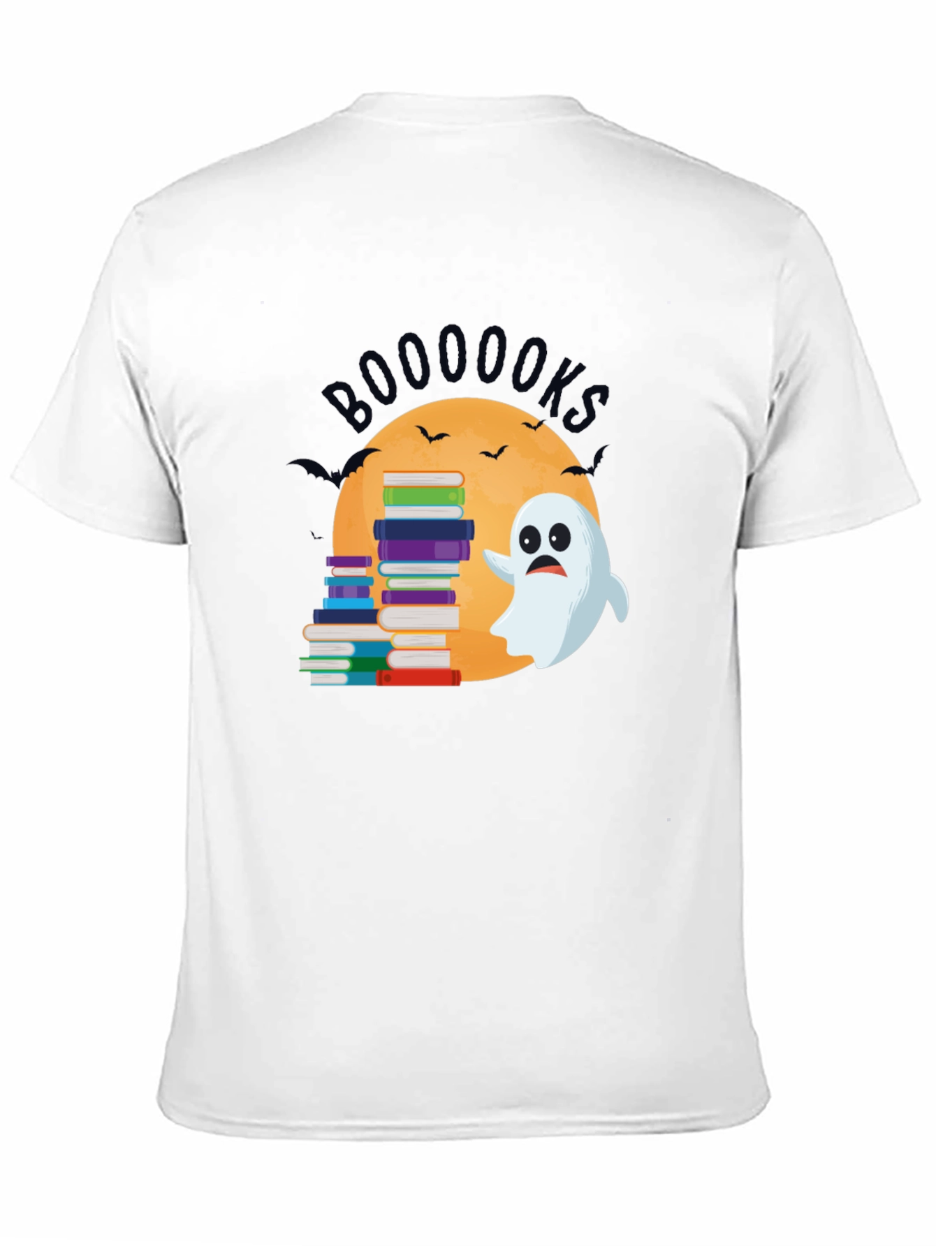 Booooks Ghost T-Shirt - Spooky Reader Tee