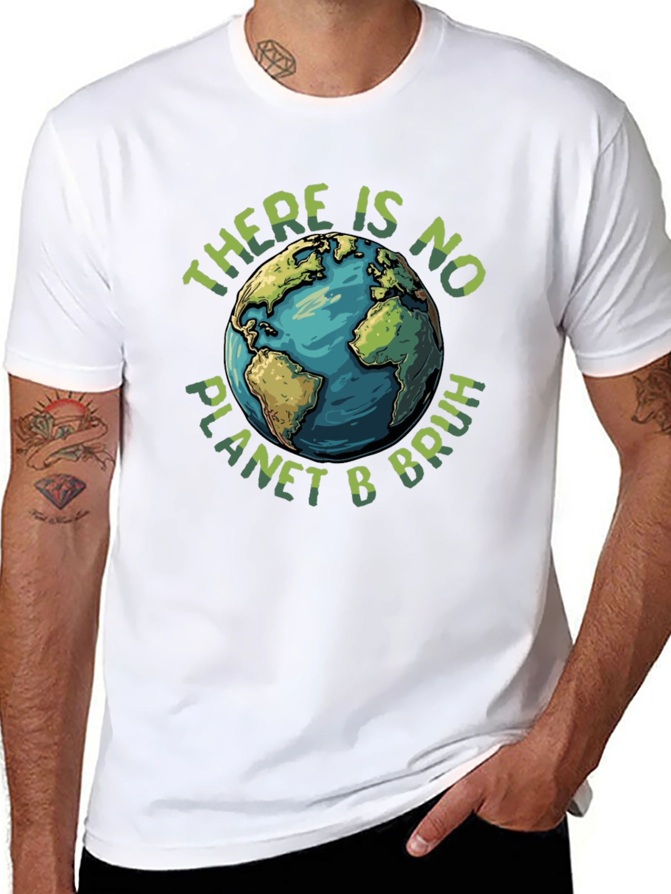 There is No Planet B Bruh Graphic T-Shirt