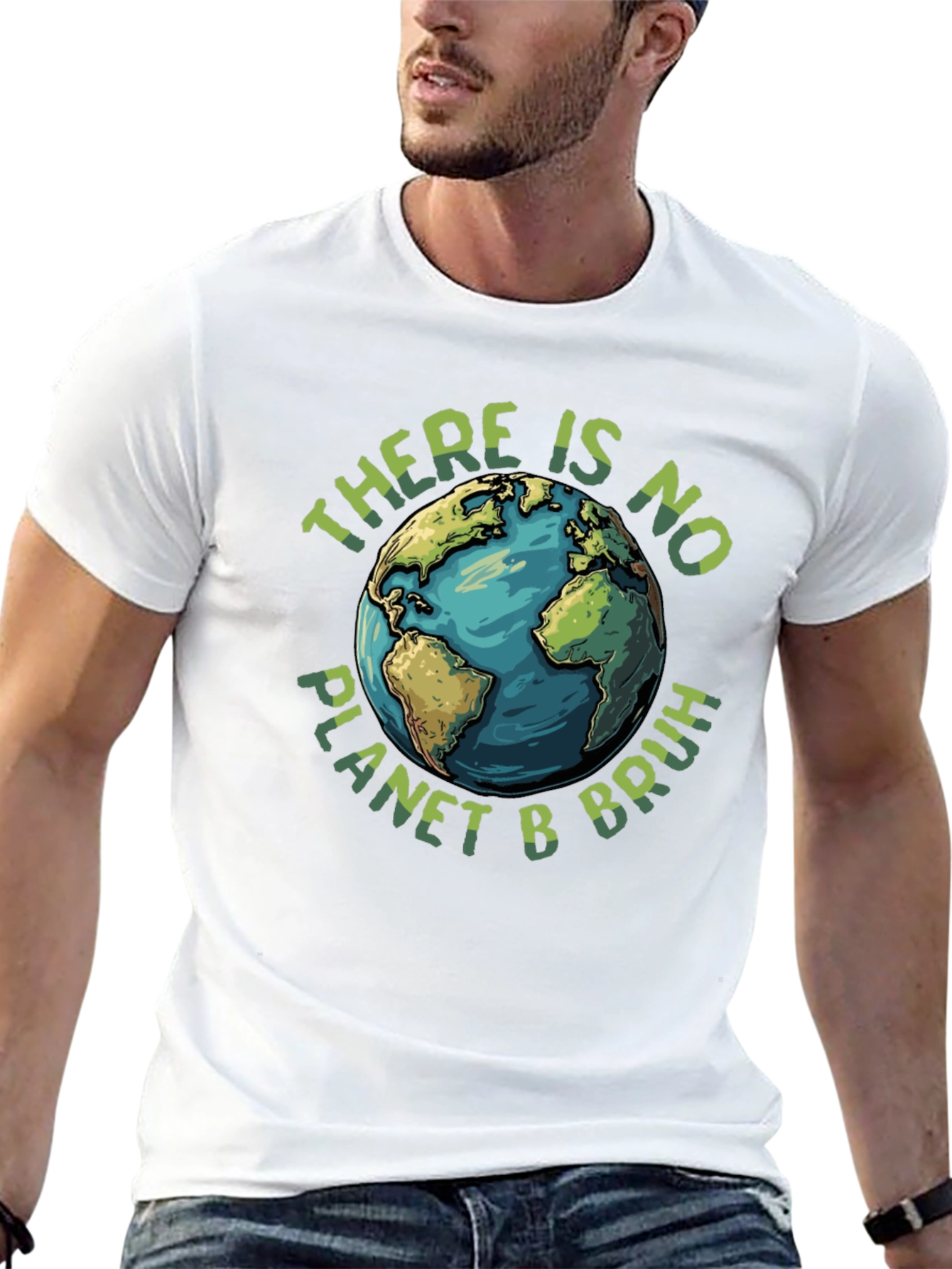 There is No Planet B Bruh Graphic T-Shirt