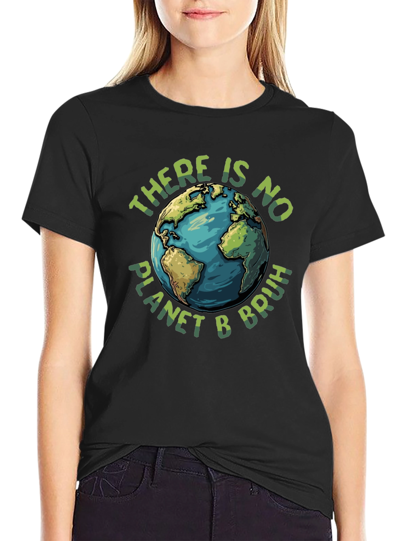 There is No Planet B Bruh Graphic T-Shirt