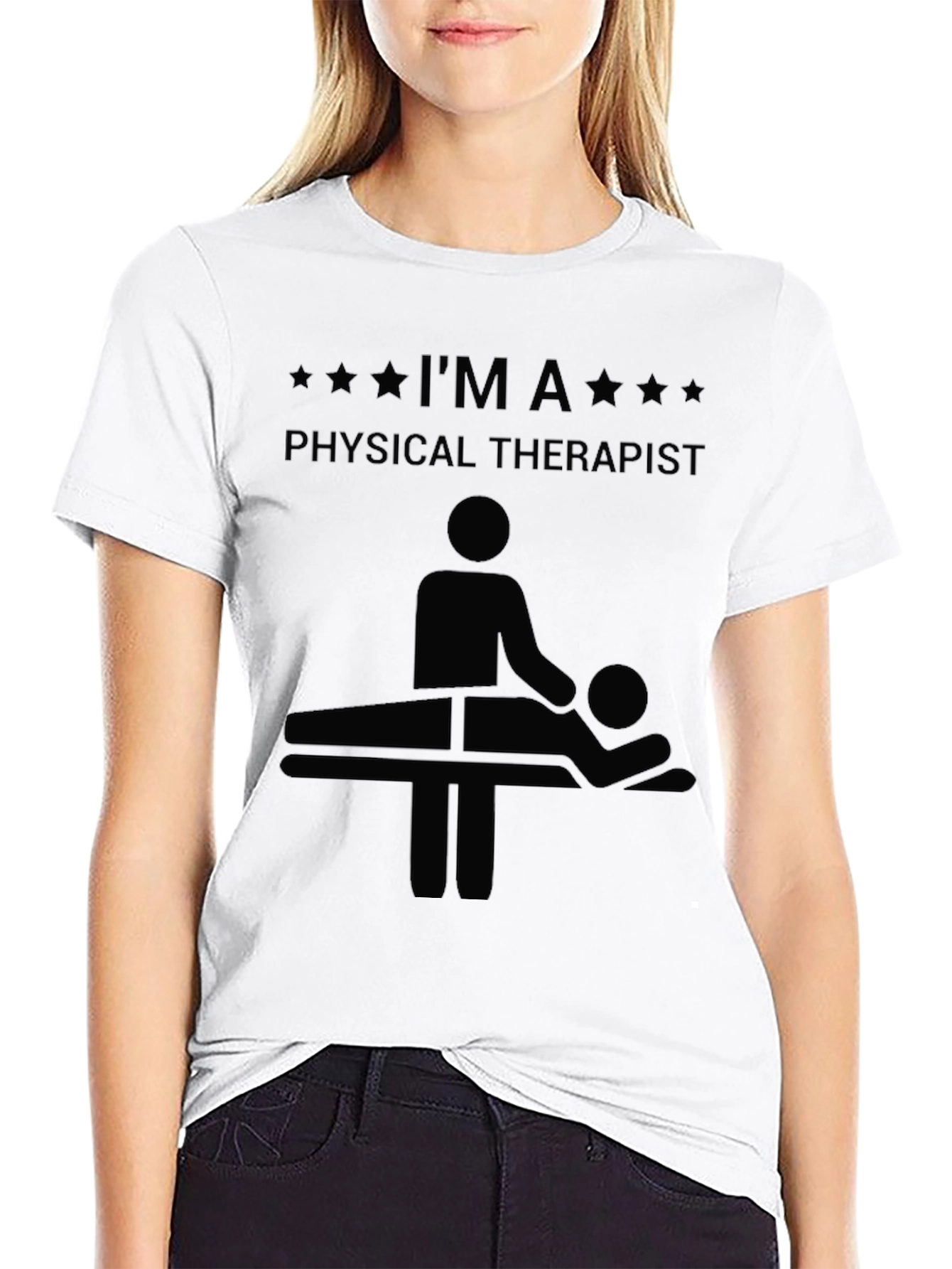 Physical Therapist Black Graphic T-Shirt