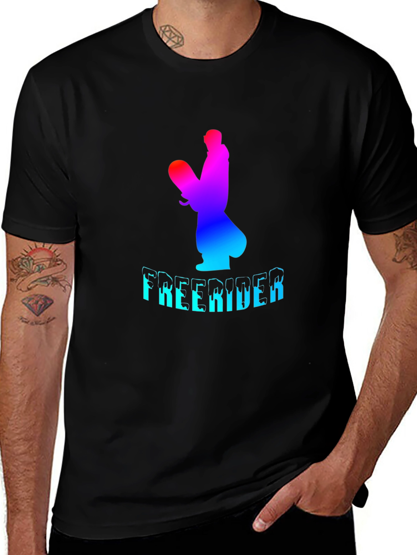 Freerider Graphic T-Shirt - Bold Design Comfortable Fit