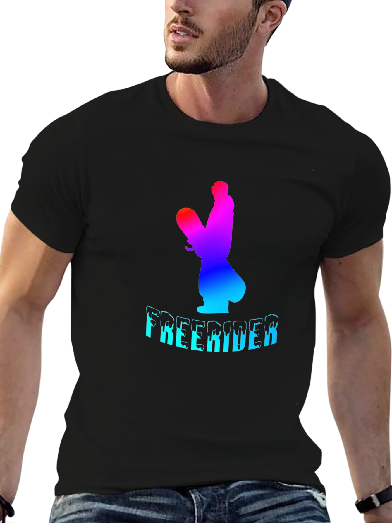 Freerider Graphic T-Shirt - Bold Design Comfortable Fit