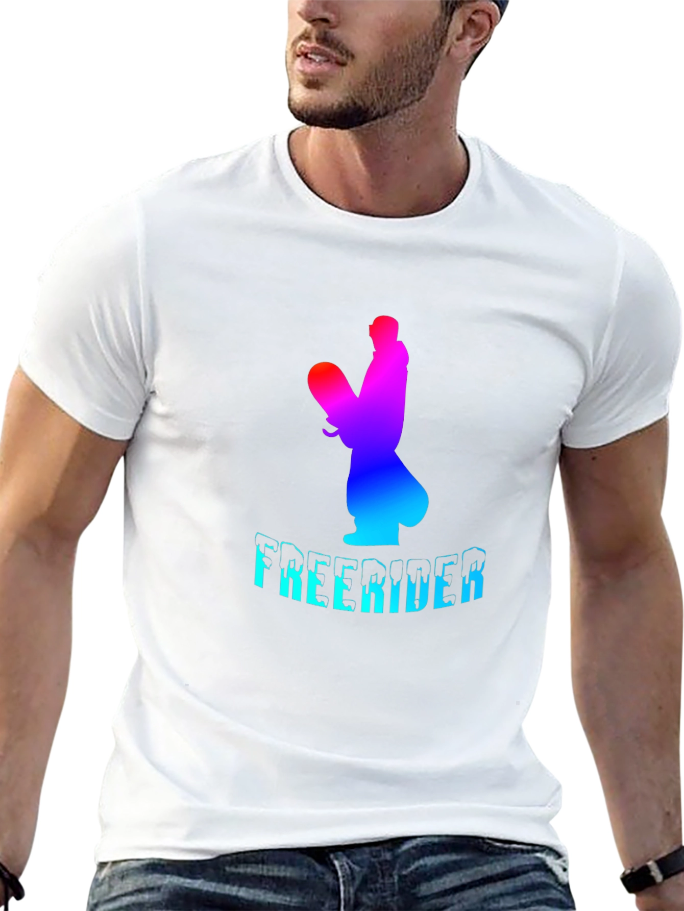 Freerider Graphic T-Shirt - Bold Design Comfortable Fit
