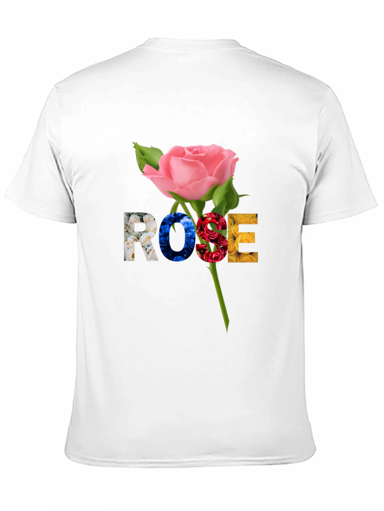Rose Graphic T-Shirt - Floral Design Tee