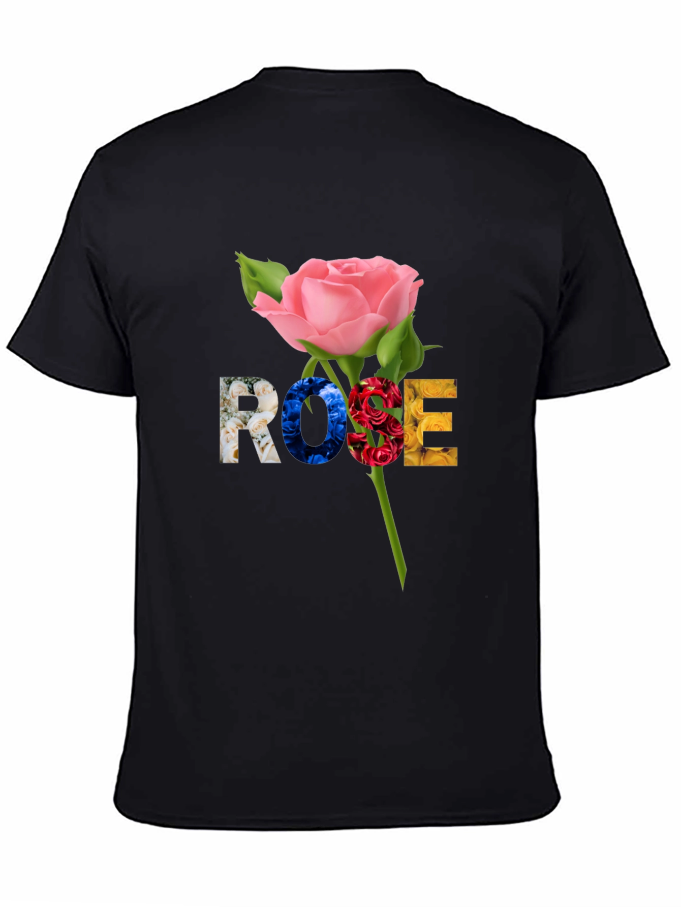 Rose Graphic T-Shirt - Floral Design Tee