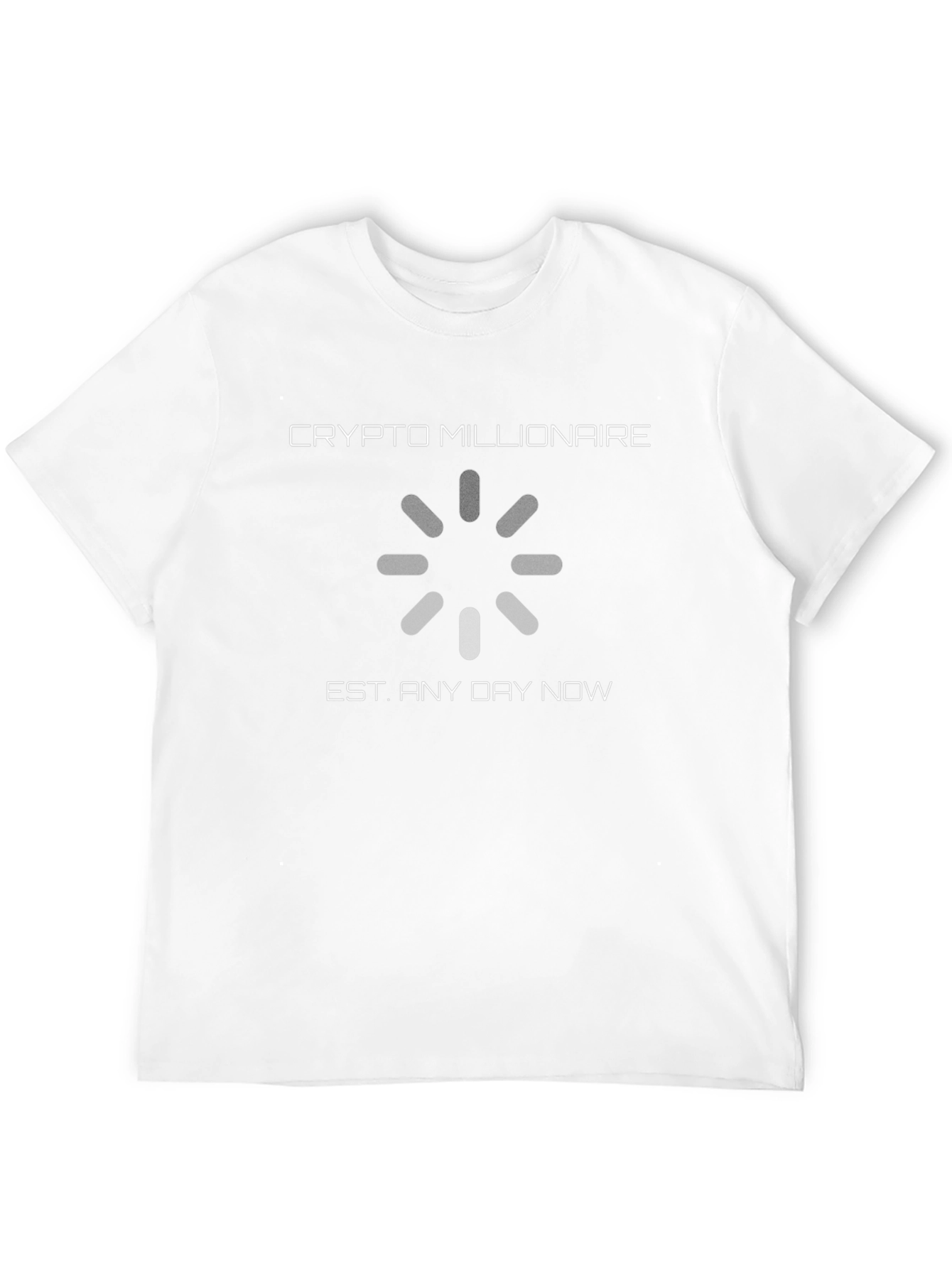 Crypto Millionaire Loading T-Shirt - Funny Bitcoin Tee