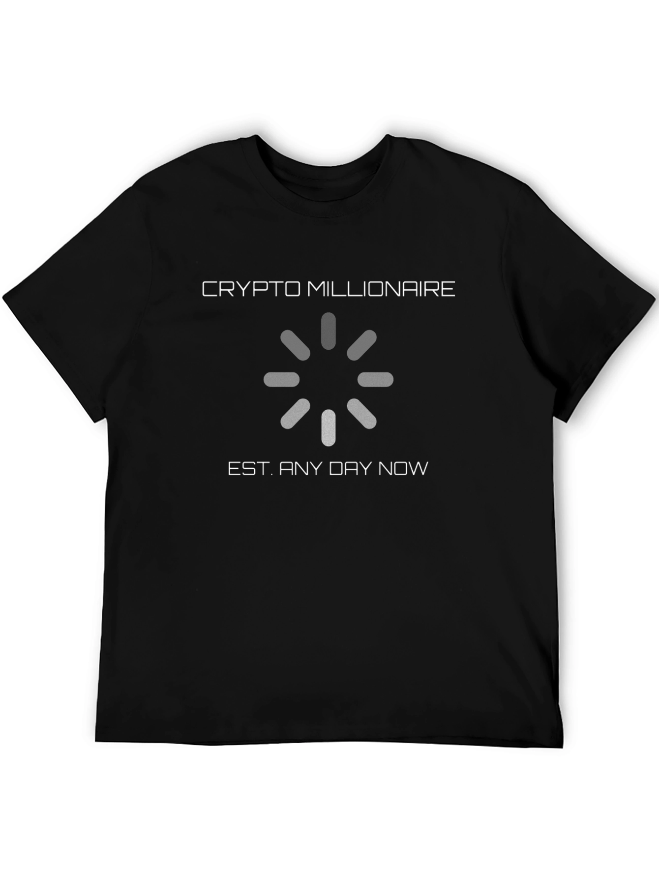 Crypto Millionaire Loading T-Shirt - Funny Bitcoin Tee
