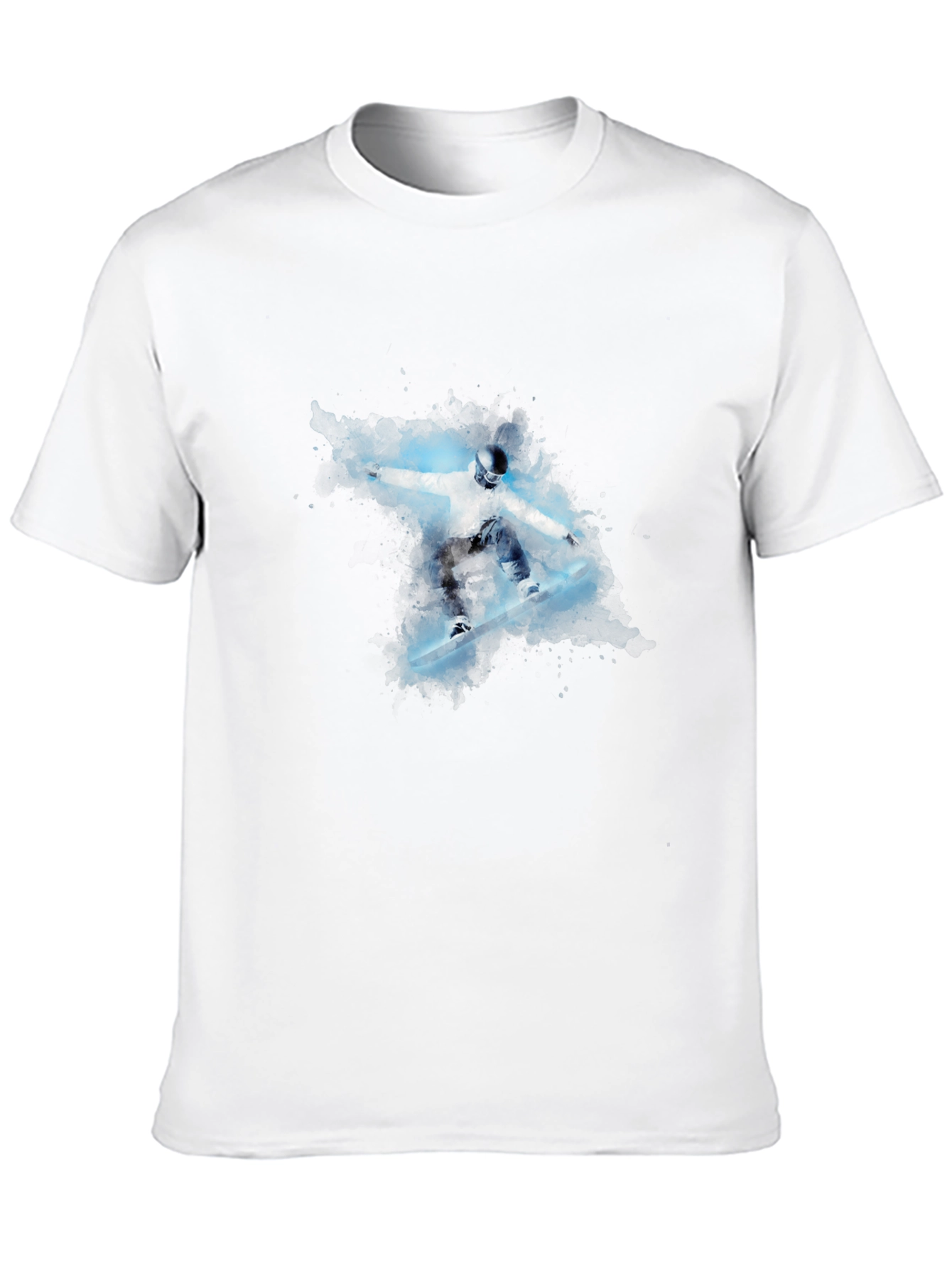 Snowboarder Graphic Black T-Shirt