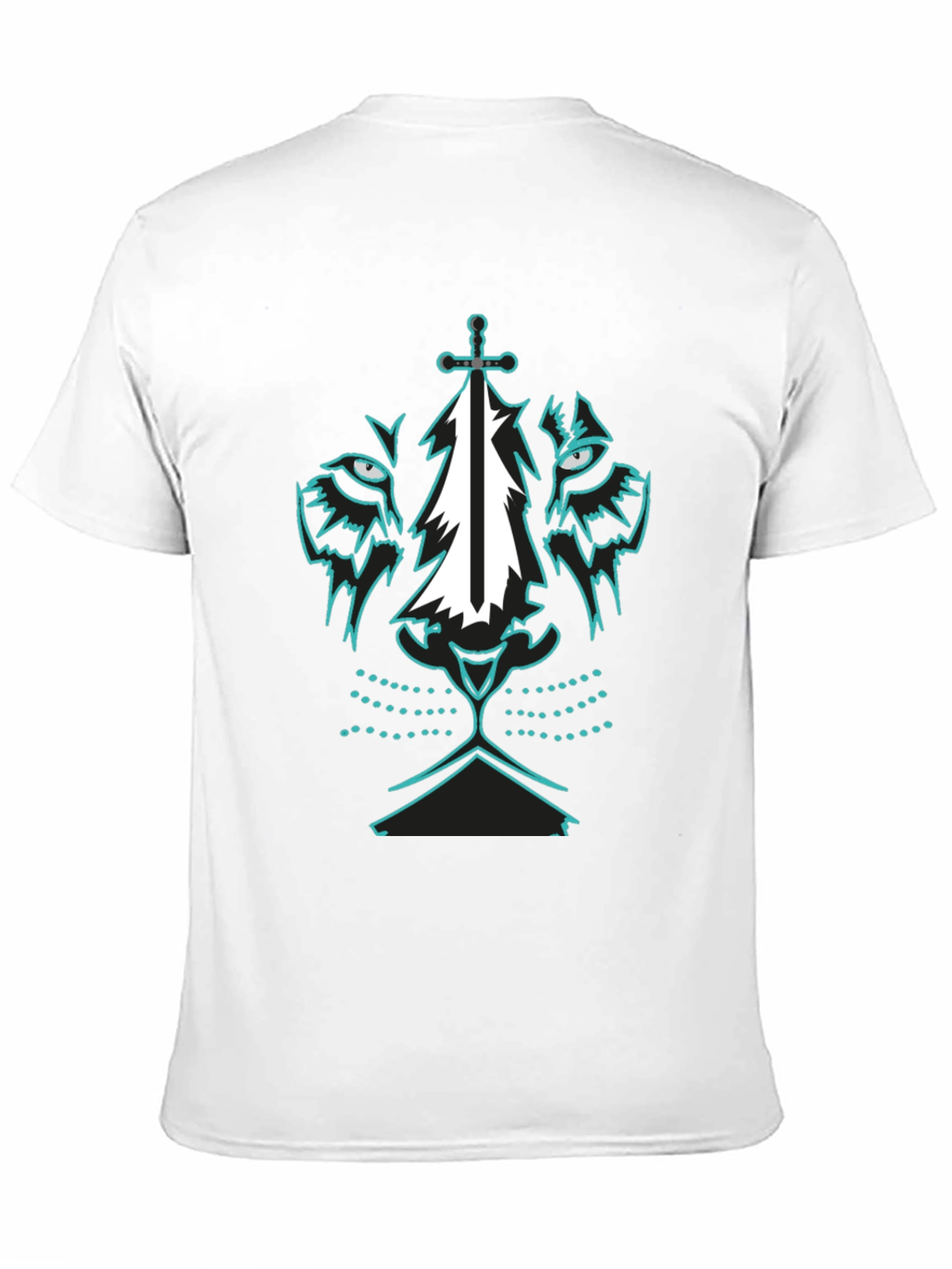 Lion Sword Graphic Tee - Black