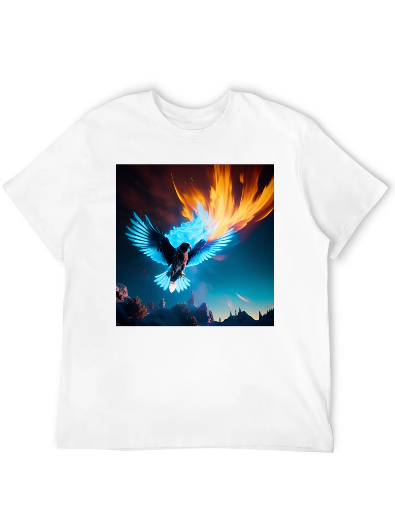 Fiery Eagle Graphic Tee