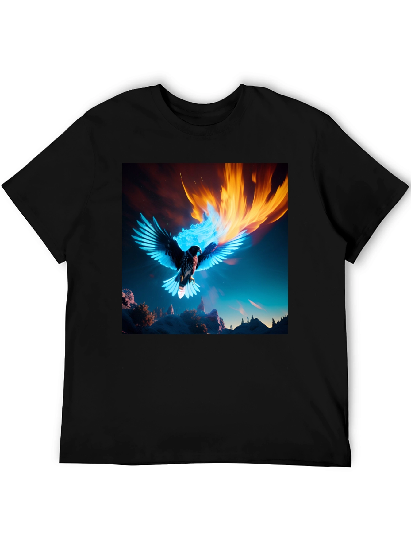 Fiery Eagle Graphic Tee
